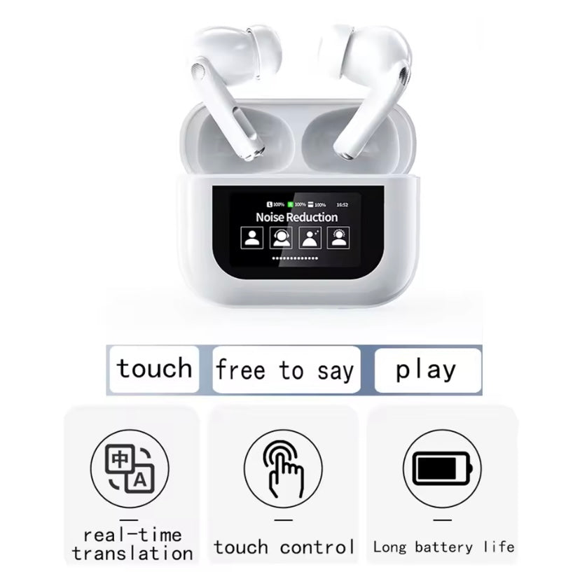 Airpods PRO con pantalla y Cancelación de Ruido