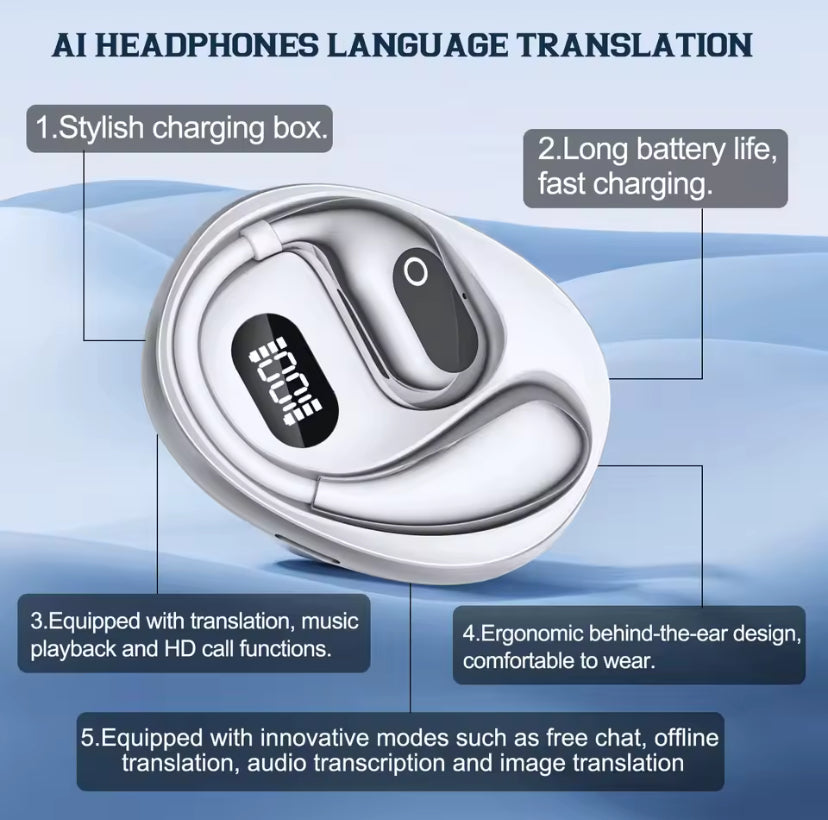 Auriculares traductor IA