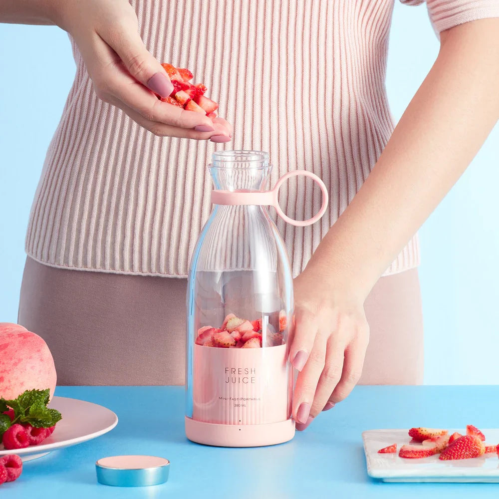 Mini Licuadora Portatil Blanco Fresh Juice